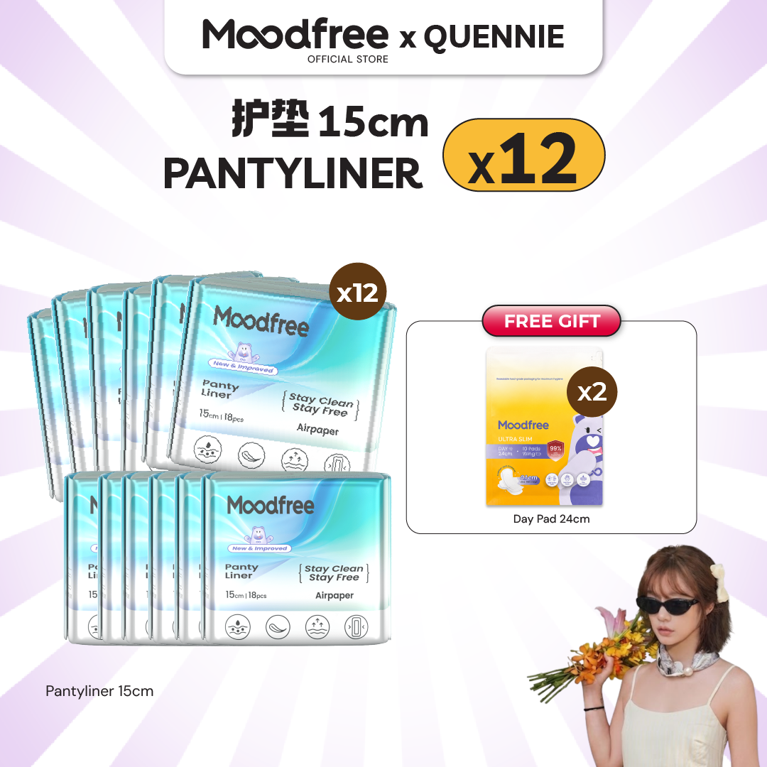 [QUENNIE] MOODFREE Engineered Pantyliner Bundle
