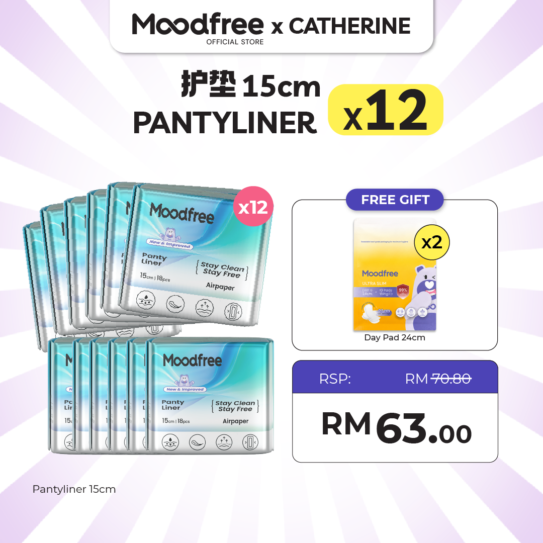 [CATHERINE] MOODFREE Engineered Pantyliner Bundle