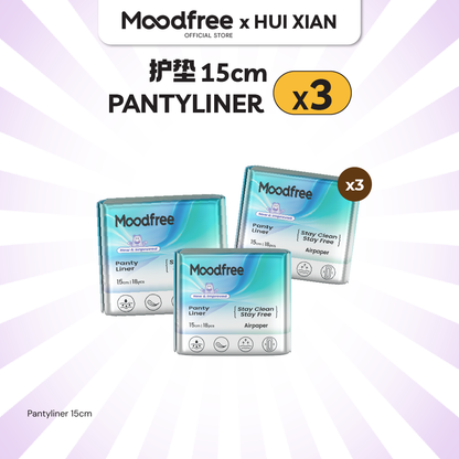 [HUI XIAN] MOODFREE Engineered Pantyliner Bundle