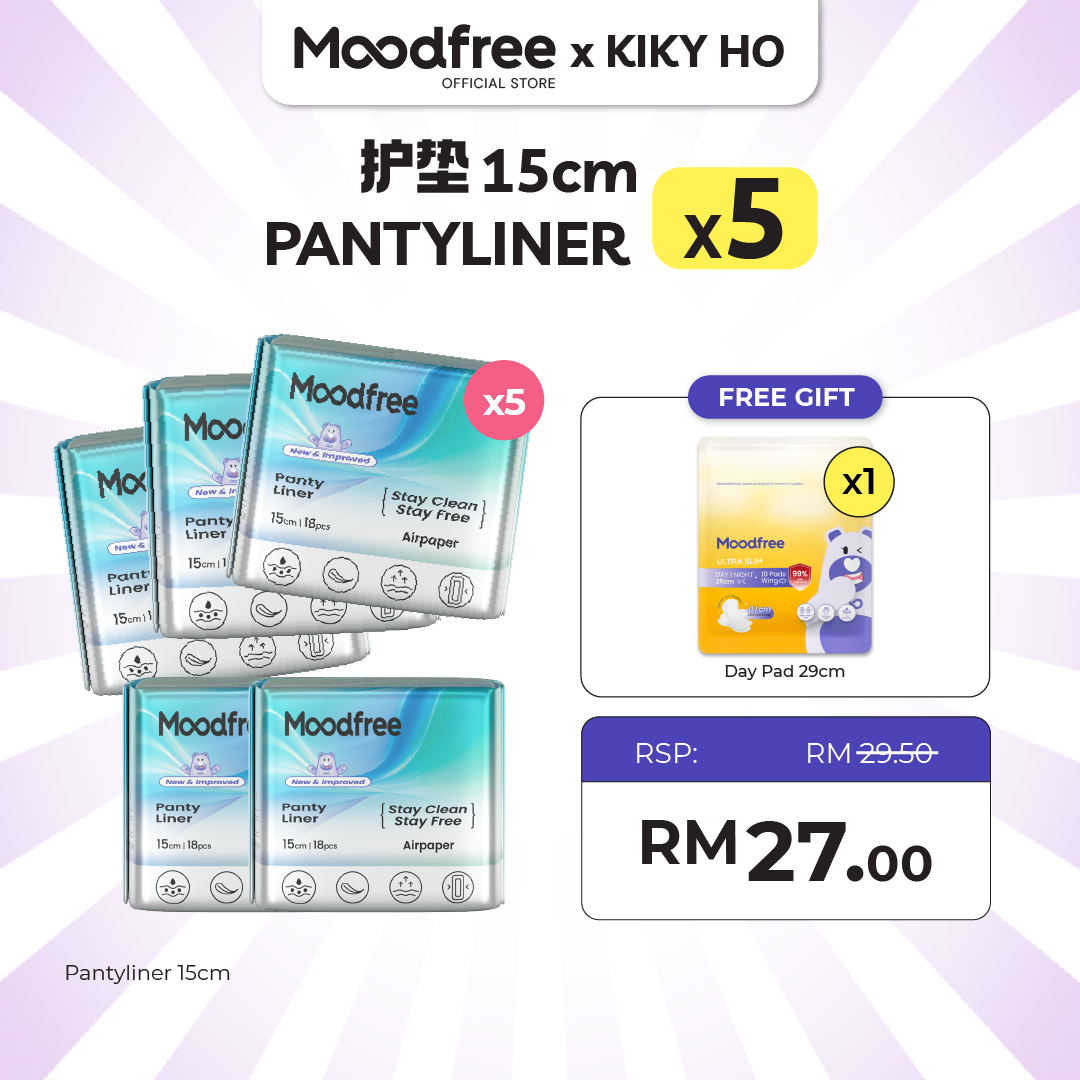 [KIKY HO] MOODFREE Engineered Pantyliner Bundle