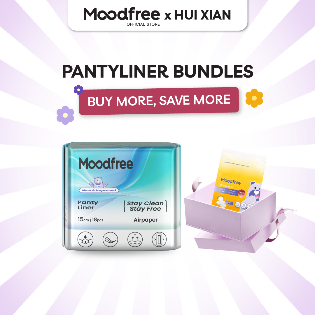 [HUI XIAN] MOODFREE Engineered Pantyliner Bundle