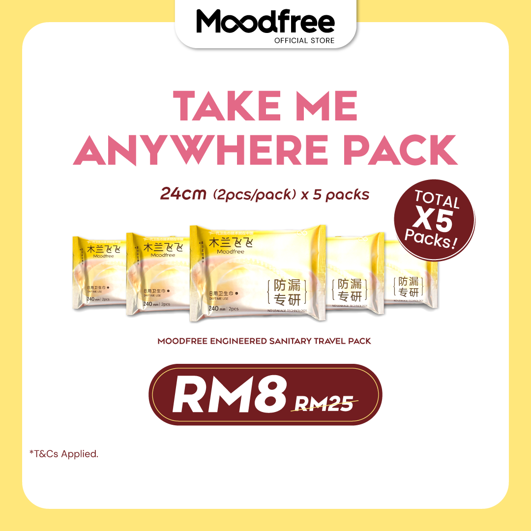 Engineered Day Use Sanitary Pad Travel Pack 24cm