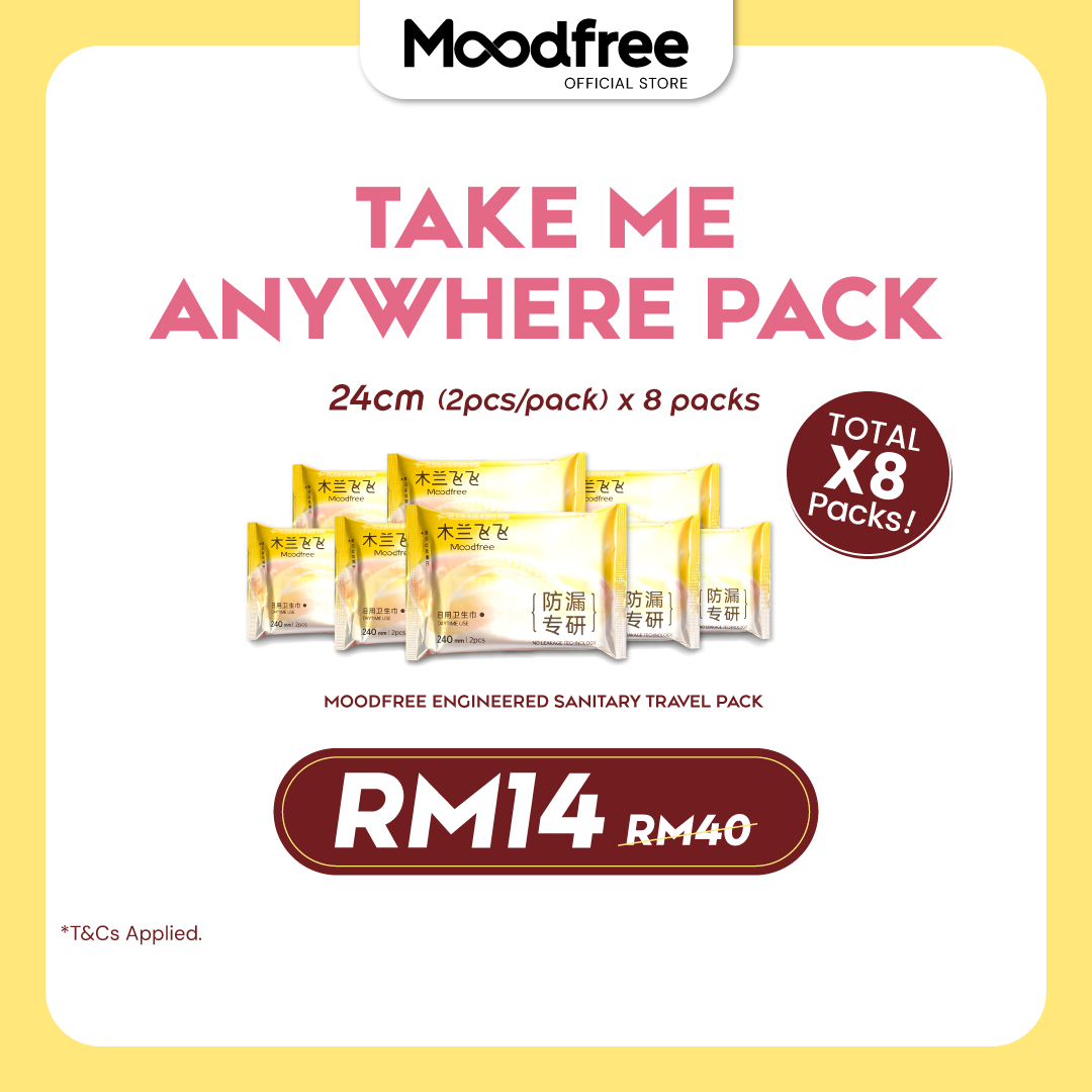 Engineered Day Use Sanitary Pad Travel Pack 24cm