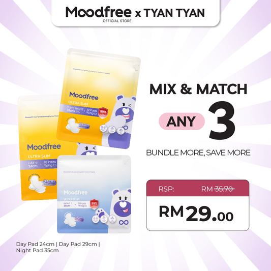 [TYAN TYAN] MIX & MATCH ANY 3 SANITARY PADS